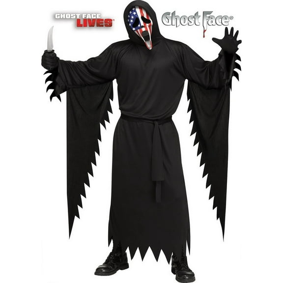 Fun World Officially Licensed Patriotic Ghost Face Adult Costume
