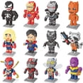 thumbnail image 2 of Disney Block Cartoon Anime Marvel Avengers Superhero Iron Man Captain America Spider Toy DIY Building Bouwstenen Speelgoed Fivean unisex, 2 of 2