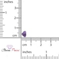 thumbnail image 4 of 2 ct 7.0x7.0mm Cushion Cut VVS1 Simulated Purple Alexandrite February Birthstone, 4 of 4