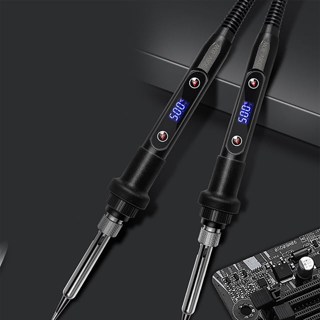 Kit de Soudure à Température Réglable 80W Support pour Soudure ° C / ° F Affichage Mode Réglage
