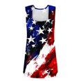 thumbnail image 3 of 250 Anniversary USA Shirt Women Summer Sleeveless V Neck 4th of July Tank Tops 1776-2026 250 Years America Shirt, 3 of 5