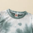 thumbnail image 5 of Boys Clothes Baby Outfits for Kids Summer Cotton Round Neck Printed Short-sleeved Running Suit 0 3 6 12 18 24 Months Clothing Sets T-shirt with Elastic Waist Shorts Outfit 2-Piece Set, 5 of 7