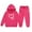 Hot Pink, variant on Toddler Girls Outfits Sets Winter Hoodie Joggers Comfy Casual Kids Print Cute Girls' Fall Clothing Sets White Size 4-5T