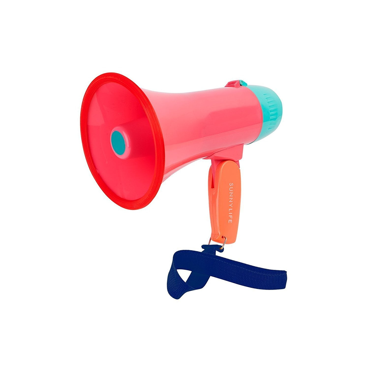 Sunnylife Lifesaver Plastic Mini Megaphone Battery Power Megaphone for Kids or Adults