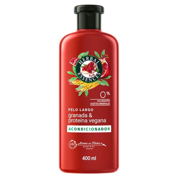 Acondicionador Herbal Essences Pelo Largo Granada & Proteína Vegana 400 ml