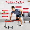 thumbnail image 2 of Weight Bench,Blacksmith Foldable Flat Bench with 600 lbs Limit for Full Body Exercises Home GYM,Black, 2 of 7