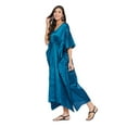 thumbnail image 5 of Oussum Women Kaftans Satin Long Maxi Dress for Women's Caftans Plus Size Nightwear Evening Dresses Online, 5 of 8