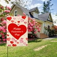 thumbnail image 5 of SLYNSHome Valentine Garden Flag Red Heart Double Sided Garden Flag Valentines Day Decorations for Yard Holiday Seasonal Anniversary Wedding Outdoor Outside Decoration, 5 of 7