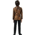thumbnail image 4 of ETHAN Boy Suits Formal Tuxedo Wedding Prom Suit for Teens Boys Jacquard Suits 3 Piece Blazer Jacket Pants Set with Bow Tie 8Y, 4 of 9
