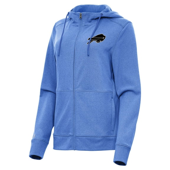 Women's Antigua  Heather Royal Buffalo Bills Seeker Full-Zip Hoodie Jacket