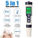 thumbnail image 2 of 5 in 1 Professional Multi-parameter Combo Testing Meter PH/EC/TDS/Salinity/Thermometer Digital, 2 of 5