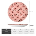 thumbnail image 2 of Gaeub Smiling Pink Pumpkins Print Ceramic Plate,Dinner Plates,Bone China Decorative Plates with Display Stand,Art Ceramic Ornaments for Wall Hanging Decoration-8in, 2 of 6