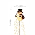 thumbnail image 5 of Snowman and Bell Magic Fountain Garden Light, Flowing LED Christmas Stake Light with Cascading Stars, Warm Glow Solar Power and Outdoor Garden Stake for Christmas Yard Decor, 5 of 8