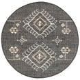 thumbnail image 7 of SAFAVIEH Kilim Lisette Tribal Area Rug, Black/Ivory, 7' x 7' Round, 7 of 7