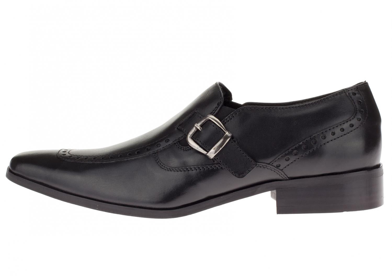 men's italian leather dress sandals VHNY | Men's Alligator Shoes | Men's Luxury Best Italian Leather Shoes | Black | 12.5 US / 3E main image 0