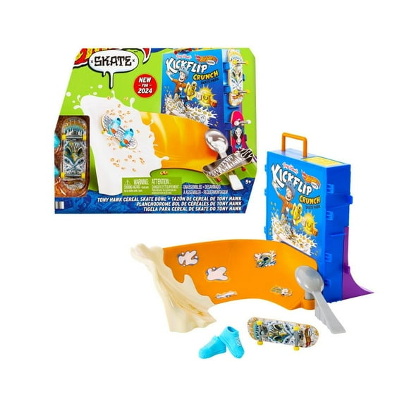 Pista de Juguete Hot Wheels Skate Set Bowl de Cereal