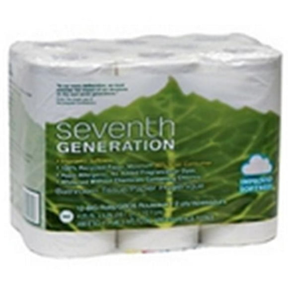 Seventh Generation 55751 Seventh Generation Tissu de Bain&44; 100% Recyclé 300shts- 12-4 CT