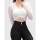 thumbnail image 2 of Blusa De Manga Larga Deportiva Elite One Color Blanco Nobby Blusa De Manga Larga Deportiva Elite, 2 of 2