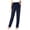 Navy, variant on Women's Pull-On Knit Pants with Elastic Waist Pockets Soft Comfortable Casual Trousers for Everyday Wear and Travel(Black, XL)