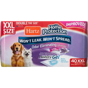 Hartz Dog Pads, Lavender Odor Eliminating, Home Protection, XX-Large,  40 Count, 2 Pack