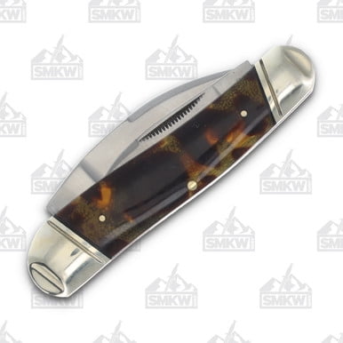 Rough Ryder Knives Rough Ryder Tortoise Shell Swayback Whittler Folding Knife RR2440