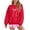 #003#-Vermilion, variant on ASDFVBKG Oversized Sweatshirt for Women Crewneck Long Sleeve Casual Fleece Tops Graphic Hoodies Pullover Sweater Pink S