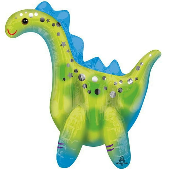 Sitting Dinosaur Stegosaurus Multi - Balloon Inflate with Air 23" Tall