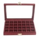 thumbnail image 2 of Estuche de viaje Jewess para guardar anillos y accesorios, 28 compartimentos, 7 colores rojo púrpura, 2 of 6