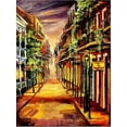 thumbnail image 2 of Art.com French Quarter Twilight Stretched Canvas Print Wall Art by Diane Millsap, 12" x 16", 2 of 4