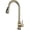 Gold a, variant on Waterfall Faucet Black Kitchen Single Hole Pull Out Spout Kitchen Sink Mixer Tap, Stream Sprayer Head Chrome