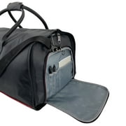 Swisstech 2 in 1 Travel Duffel Weekender, Solid Black