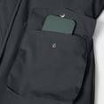 thumbnail image 3 of vdgthytj Fleece Jacket Women Waterproof Full Zip Button Drawstring Hooded Jackets Winter Warm Casual Rain Jacket with Pockets(X-Large,Black), 3 of 7