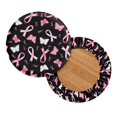 thumbnail image 2 of Psesaysky High Elastic Round Bar Stool Seat Covers for Home Kitchen, Polyester Soft Vanity Seat Cushion Saddle Slipcovers with With Elastic Bands, 2 of 6