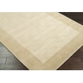 thumbnail image 3 of Mark&Day Wool Rugs, 6x6 Reims Modern Khaki Square Area Rug, Cream White Carpet for Living Room, Bedroom or Kitchen (6' Square), 3 of 5