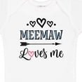 thumbnail image 4 of Inktastic My Meemaw Loves Me Girls Girls Baby Bodysuit, 4 of 5