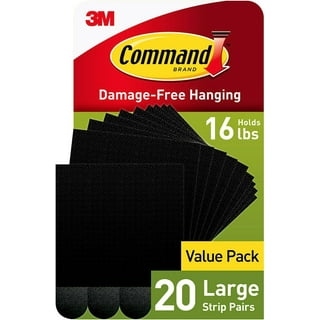 Command Large Picture Hanging Strips, Black, Damage Free Hanging