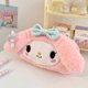 thumbnail image 1 of Sanrioed-estuche de lápices de felpa de Hello Kitty, bolsa de almacenamiento de dibujos animados My Melody Cinnamoroll Purin, bolsa de maquillaje de gran capacidad, regalo de papelería LIUWENJING unisex, 1 of 2