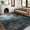 Blue Green, variant on Tzou Abstract Area Rug 6' x 9' Ultra-Soft Machine Washable Contemporary Carpet for Living Room, Dining Room & Bedroom, Non-Slip, Non-Shedding Large Floor Cover