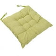 thumbnail image 3 of Nvzi 1 cojín suave para asiento de silla, cojín para silla de comedor, diseño de cremallera de 15,8 x 15,8, diseño de cuerda para colgar, cojín para asiento de interior y exterior (verde), 3 of 4
