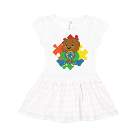 

Inktastic Autism Spectrum Awareness Childs Support Gift Toddler Girl Dress