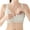 White, variant on ,Jelly Front Closure Bras for Women Wireless No Underwire Comfort Convenient Seamless Supportive Plus Size Bralettes Trendy Scalloped Design Full Coverage Bra White XXL