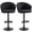Black, variant on HOMCOM Adjustable Bar Stools Set of 2 with Swivel Seat, Black