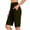 Army Green, variant on Lpmadey Women's High Waist Knee Length Yoga Bermuda Shorts with Pockets, Solid Straight Leg Lounge Yoga Workout Shorts