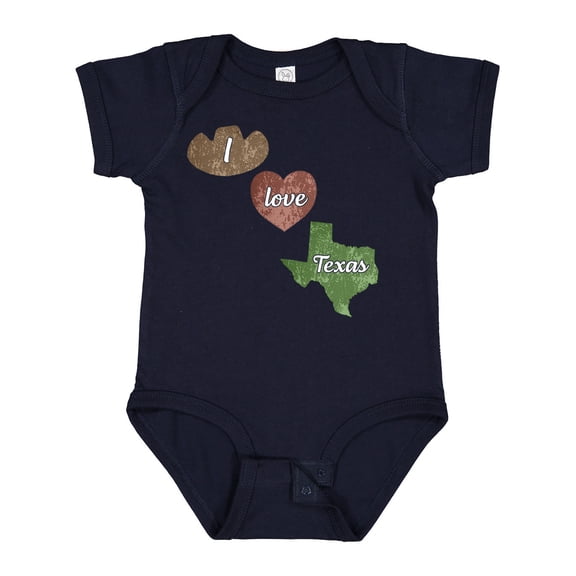 Inktastic I Love Texas Boys or Girls Baby Bodysuit