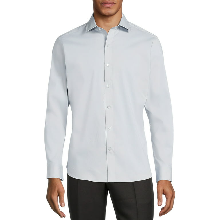 Constitute First Straighten George Men's Slim Fit Dress Shirt - Walmart.com