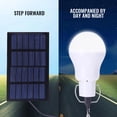 thumbnail image 4 of Toystoory Luz solar portátil Bombilla de ahorro de energía para exteriores Control remoto Noche Brillo potente Hogar Camping Patio Emergencia Iluminación y accesorios, 4 of 6
