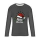 thumbnail image 5 of Amzcrzy - Sudadera Para Hombre, Estilo Casual, Con Estampado Navideño, Deportiva, De Manga Larga Y Cuello Redondo, Color Gris, Talla 4Xl, 5 of 5