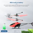 thumbnail image 4 of Helicóptero De Inducción Juguete De Vuelo Recargable Helicóptero Infrarrojo Anticaída Con Luz Led Avión Juguete Luminoso Divertido Portátil Durable Para Niños Parque Al Aire Libre Monstrate EL014249-01, 4 of 5