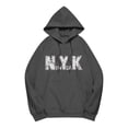 thumbnail image 3 of Womens Graphic Hoodies Drawstring Long Sleeve Sweatshirt with Pocket Pullover for Everyday Casual and Commuting Activities, 3 of 3
