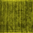 thumbnail image 1 of Ahgly Company Indoor Square Abstract Yellow Contemporary Area Rugs, 5' Square, 1 of 4